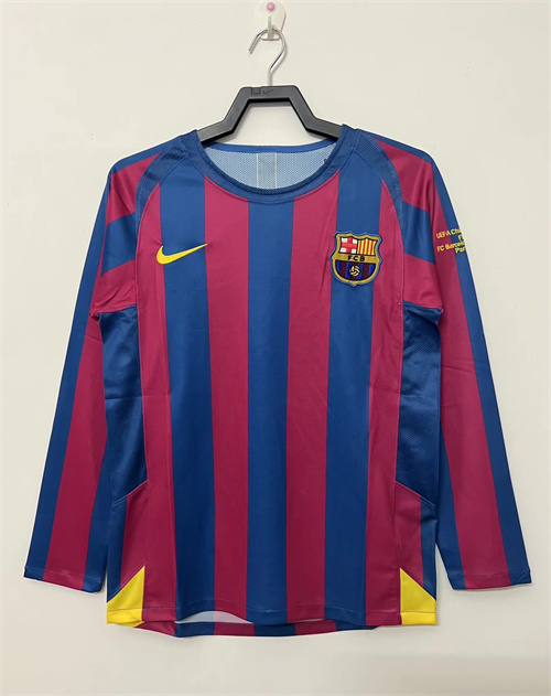 AAA Quality Barcelona 05/06 Home UCL Final Long Jersey